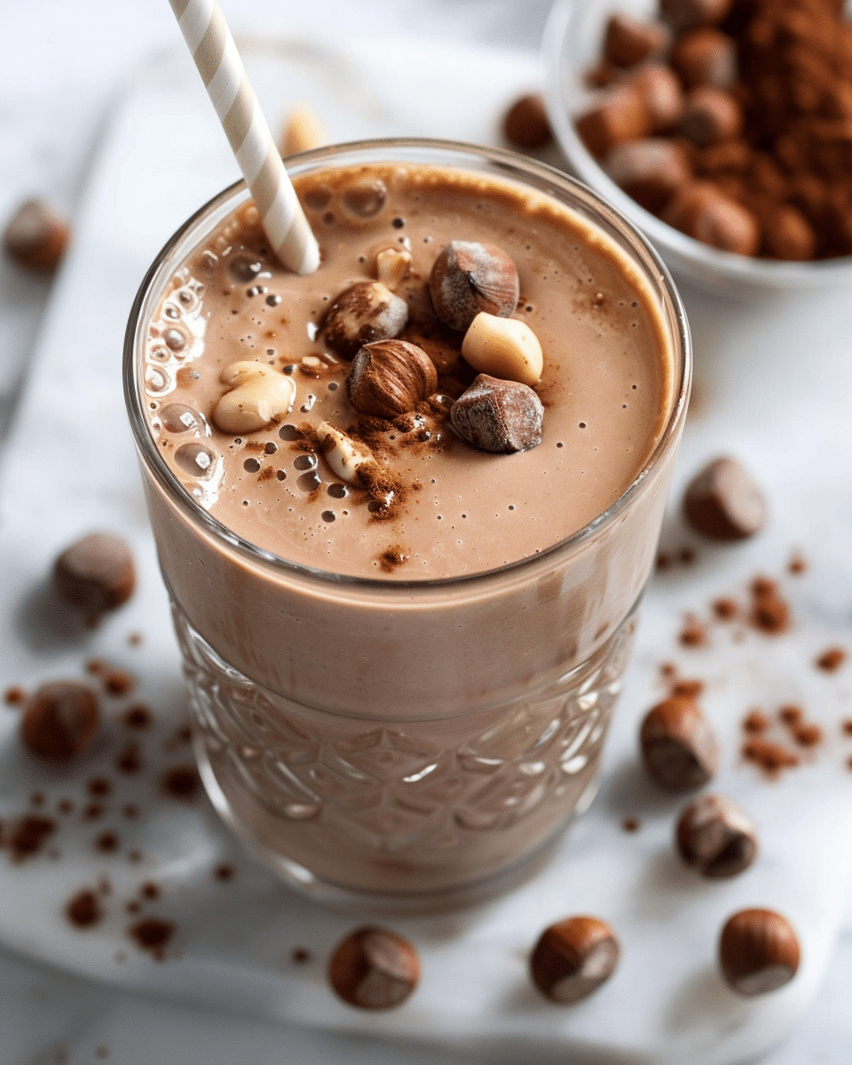 Dairy-Free Chocolate Hazelnut Shake: Healthy Dessert or Meal